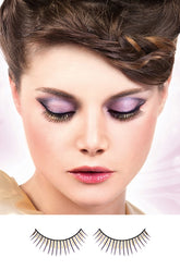 Black-Yellow Deluxe Eyelashes - BE512 by Baci Lingerie